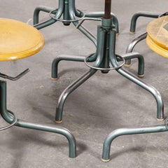 1960s French Original Flambo Swiveling Stools