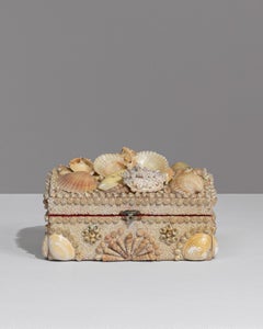 1960s French Ornate Inlaid Jewelry Box