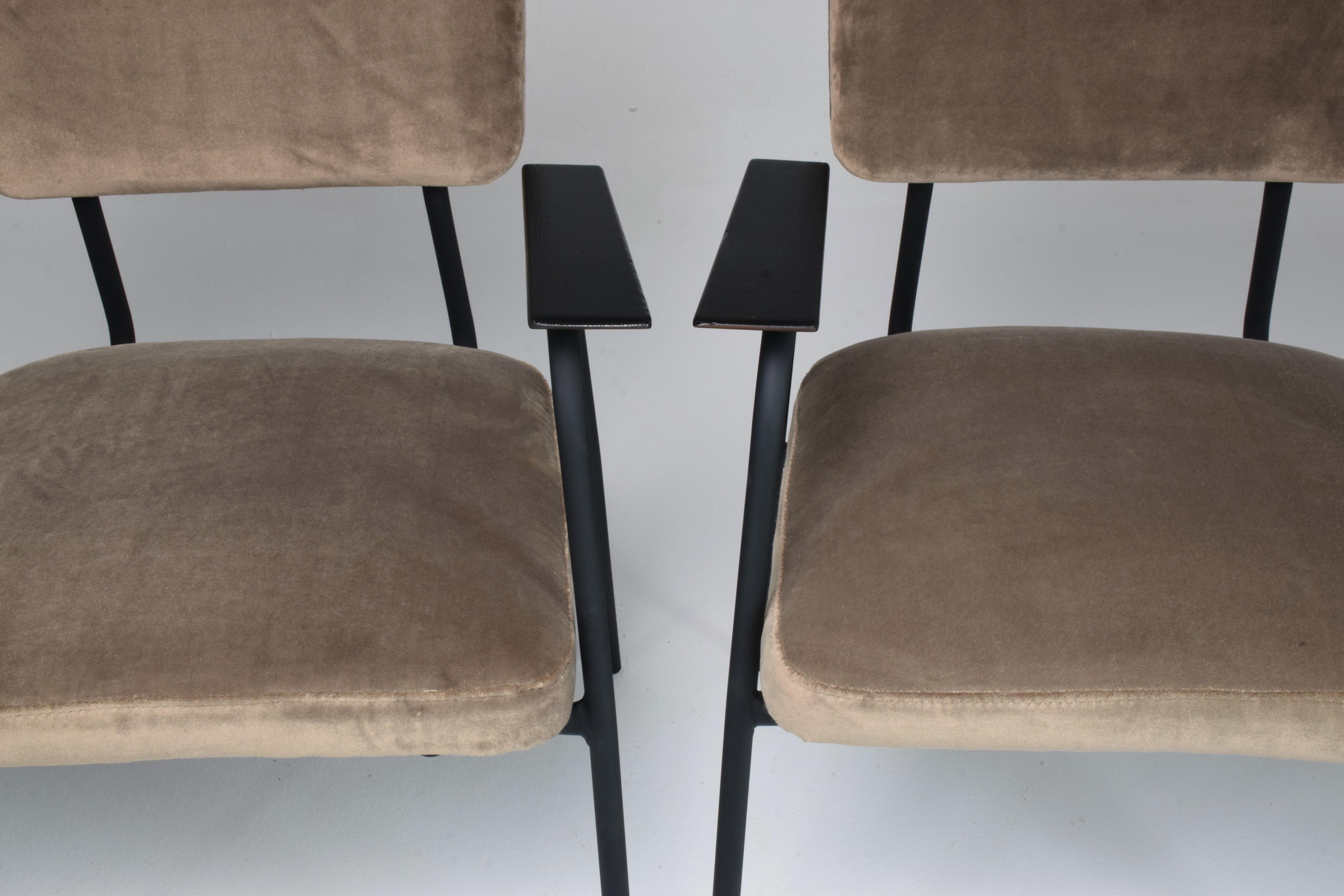 1960's French Pair of Armchairs by Pierre Guariche  2