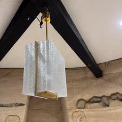 Lampe suspendue française des années 1960, style Maison Arlus