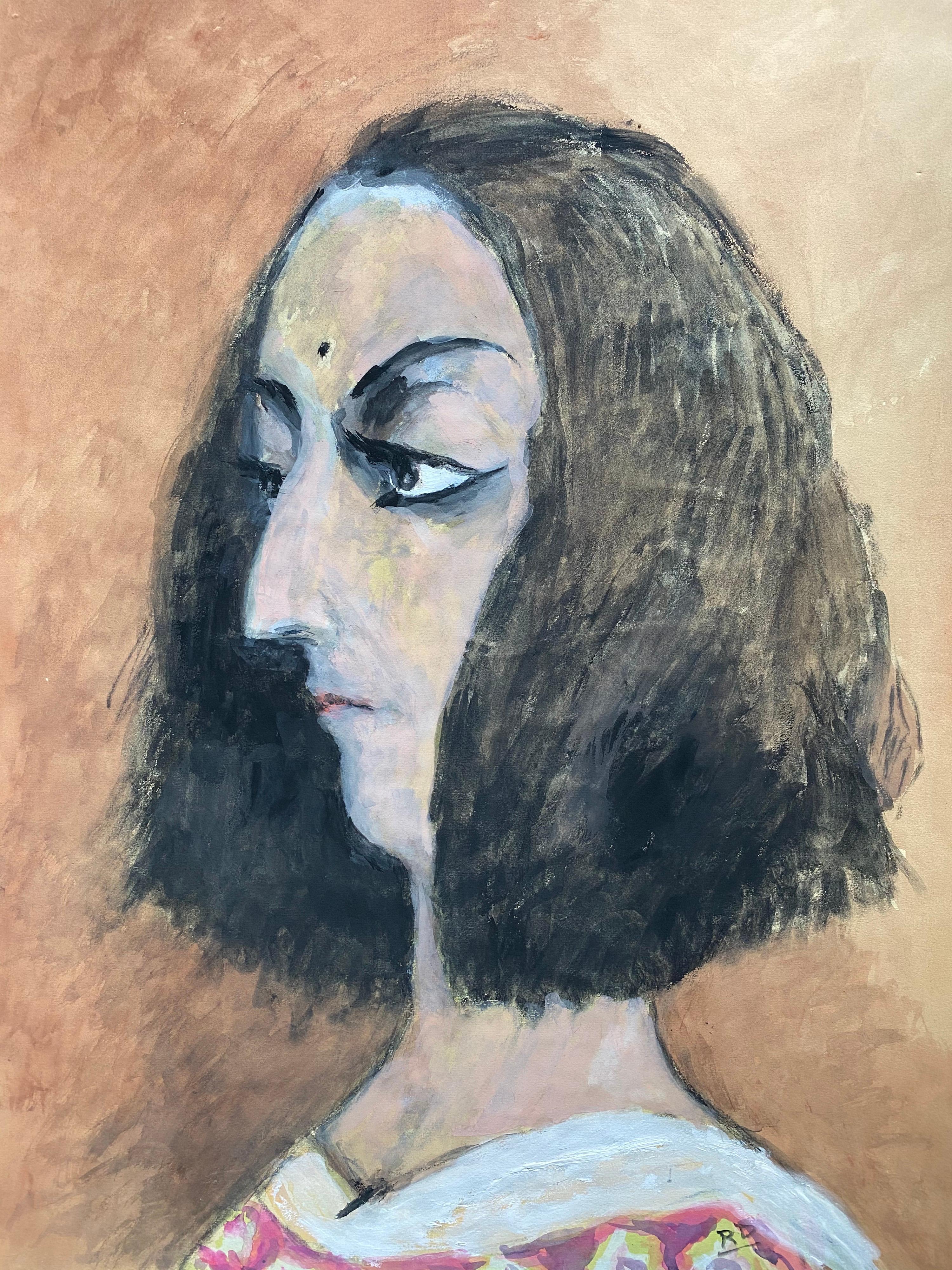 French Character Portrait
French school, Mid 20th Century
Gouache paint on unframed paper
stamped
inscribed verso
Image : 25.5 x 20 inches



Superbly decorative 1960's French portrait painting. Ideal for many interiors! So stylish and