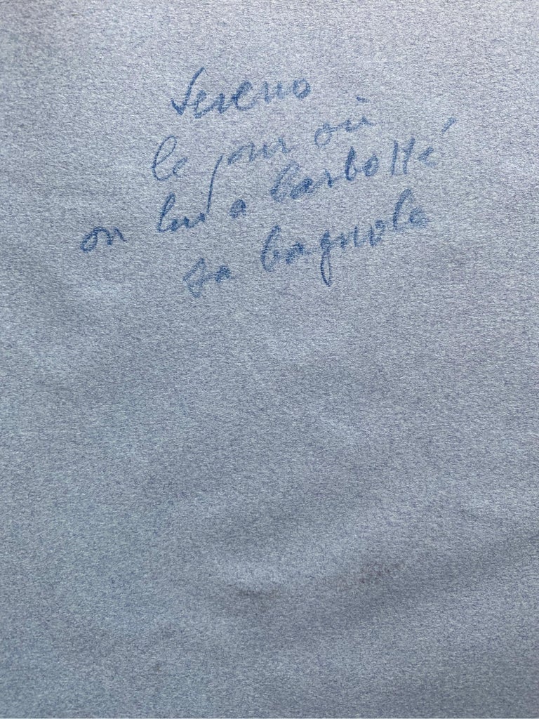 1960's French Portrait Grumpy Man Caricature For Sale at 1stDibs