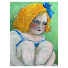 Portrait français d'une jeune fille, années 1960