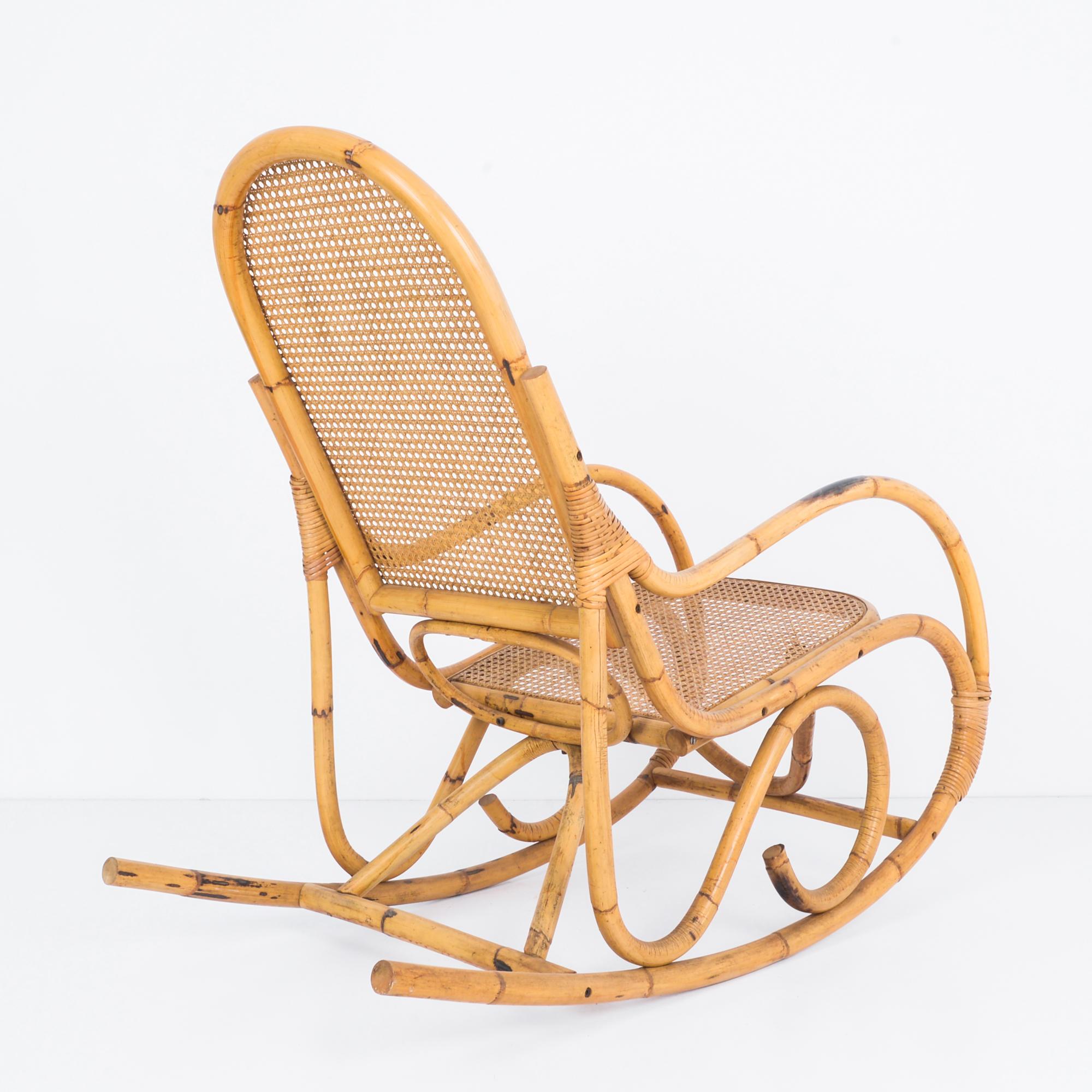 rocking chair rattan