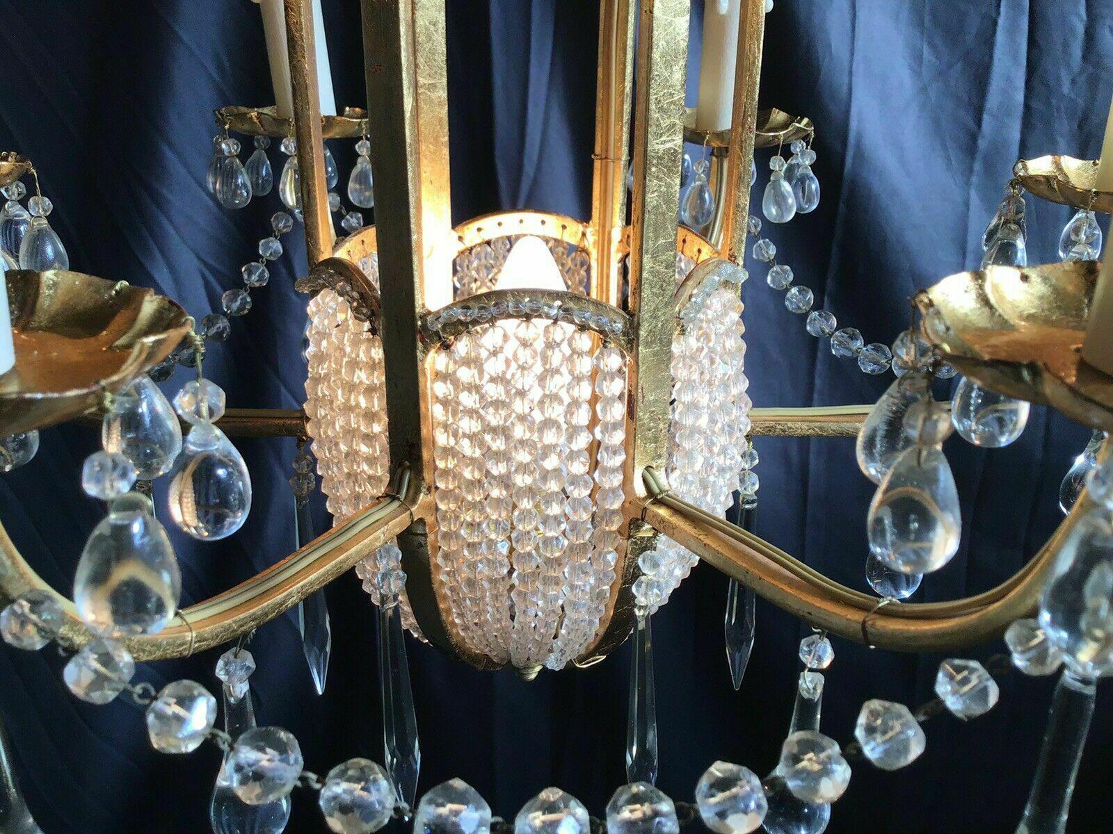 1960s French Regency Cut Crystal 