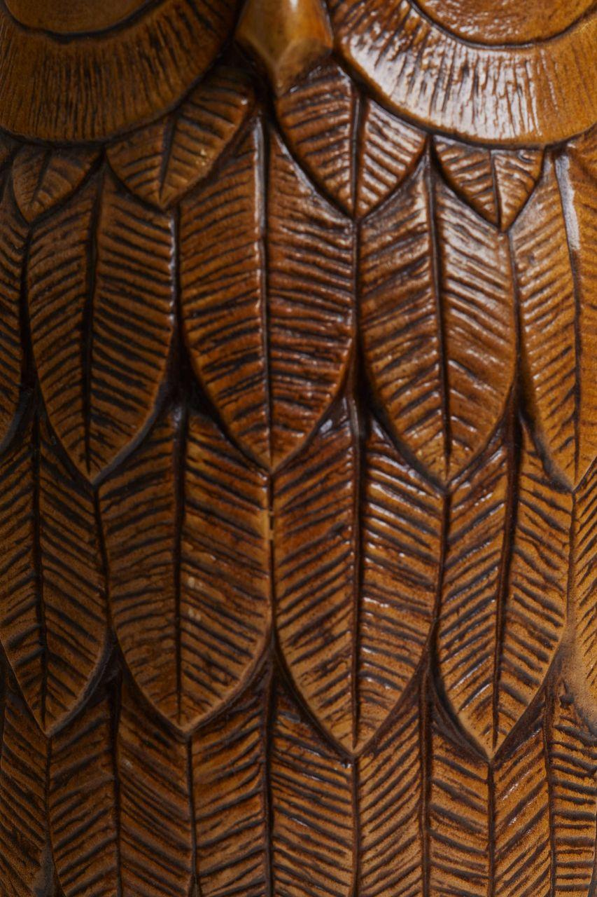 1960s French Resin Brown Owl Umbrella Stand In Good Condition In Aspen, CO