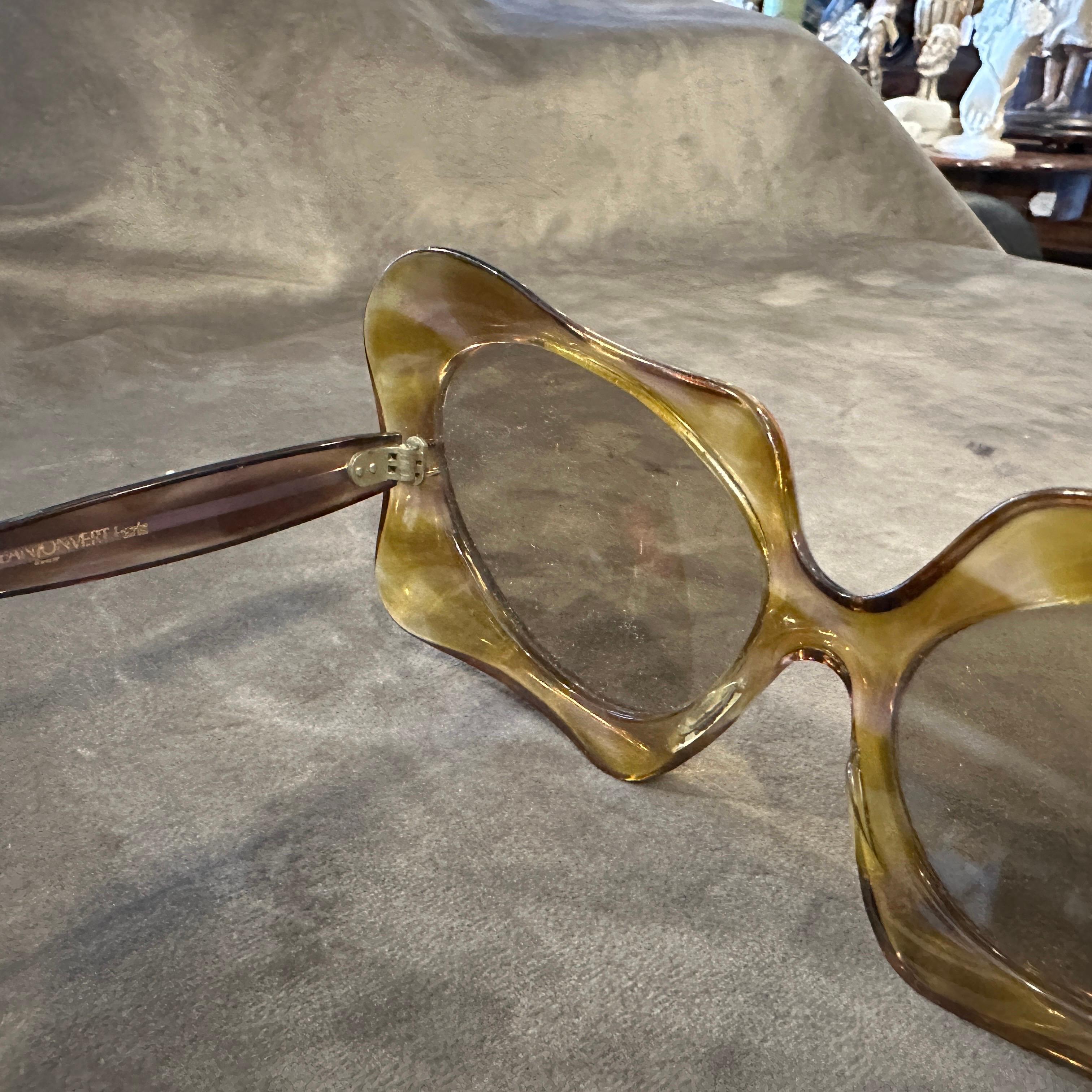 1960s French Riviera Style Amazing French Oversized Sunglasses For Sale 9