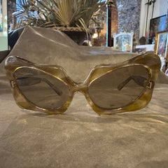 1960s French Riviera Style Amazing French Oversized Sunglasses