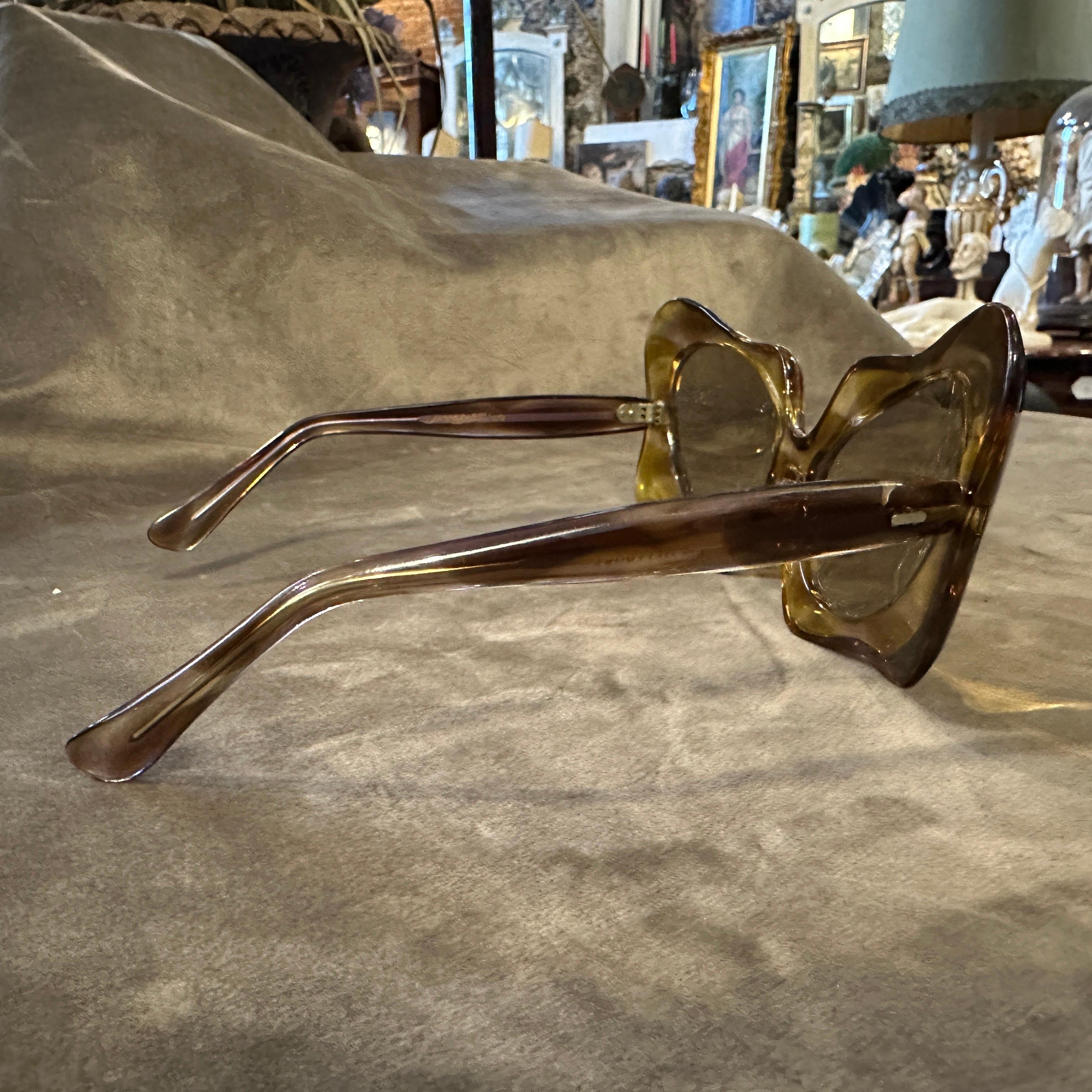 Women's 1960s French Riviera Style Amazing French Oversized Sunglasses For Sale