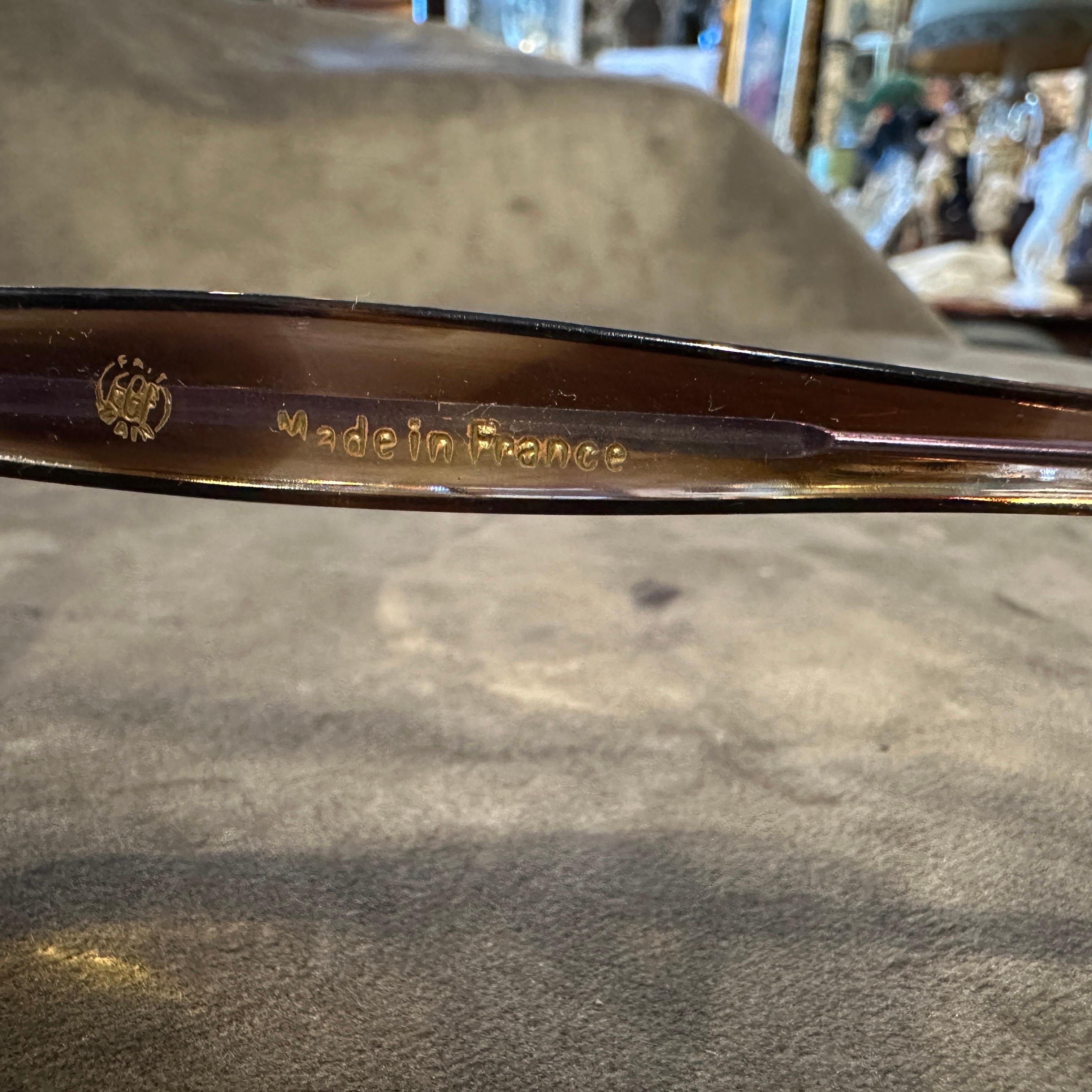 1960s French Riviera Style Amazing French Oversized Sunglasses For Sale 4