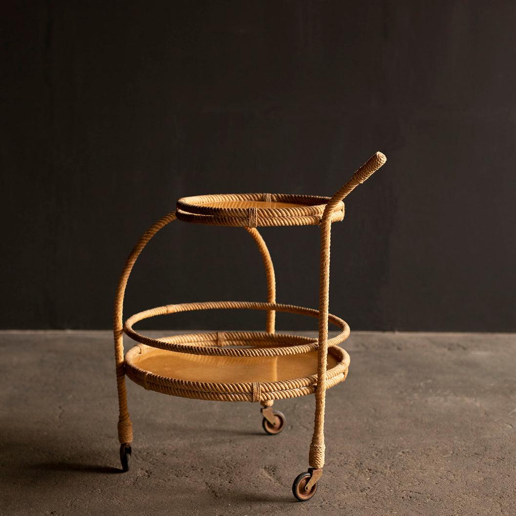 Rope Bar Cart, France, 1960s For Sale 1