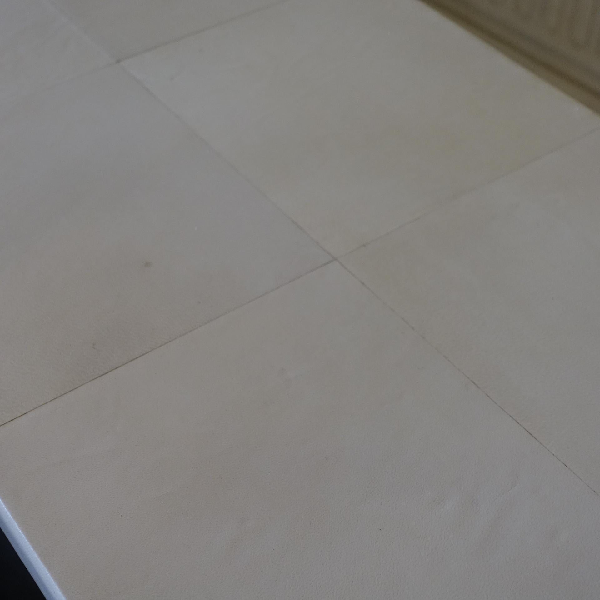 1960s French Side Table Fer Forgè and Parchment For Sale 2