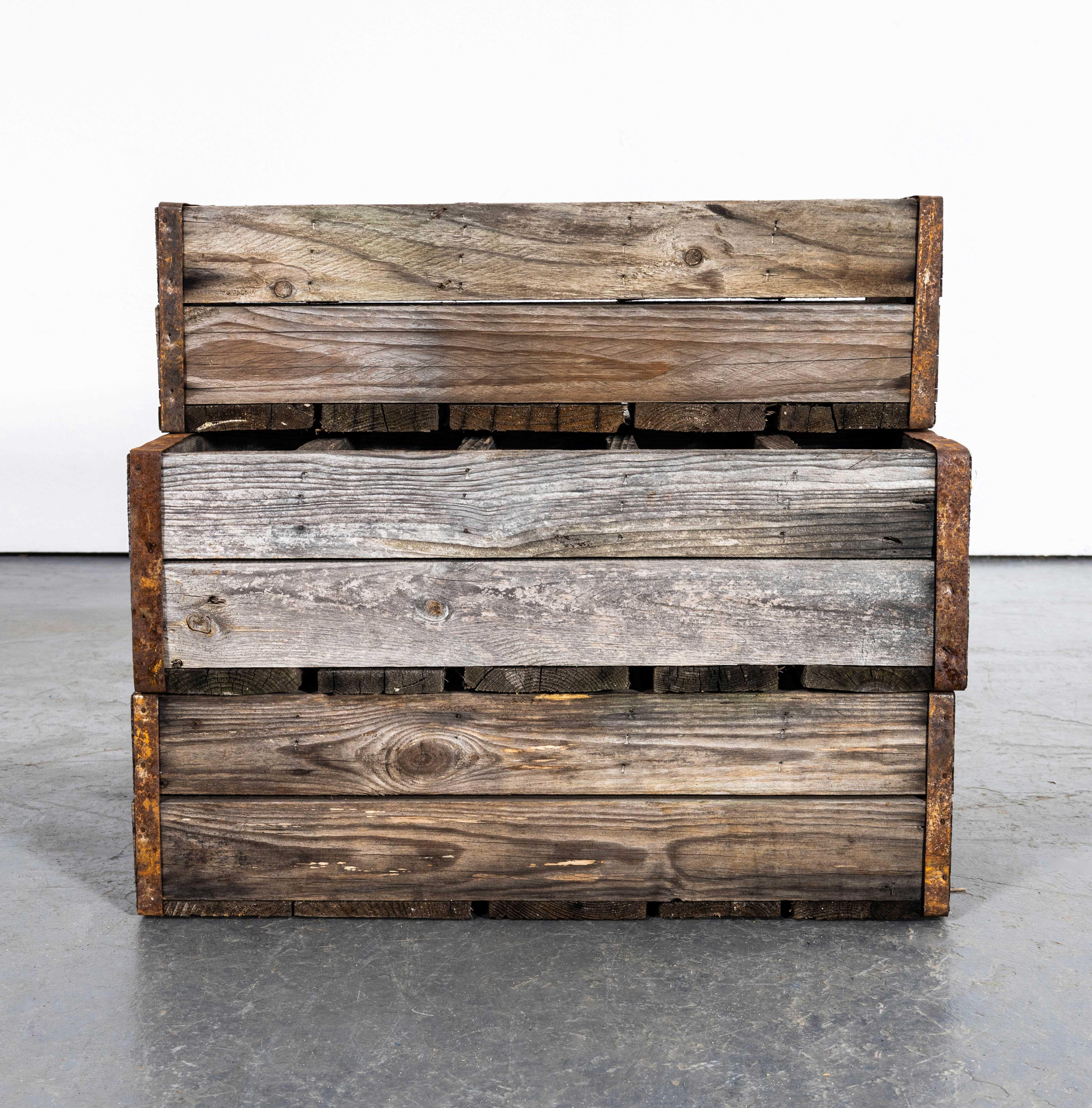 Mid-20th Century 1960's French Soda Fountain Crates