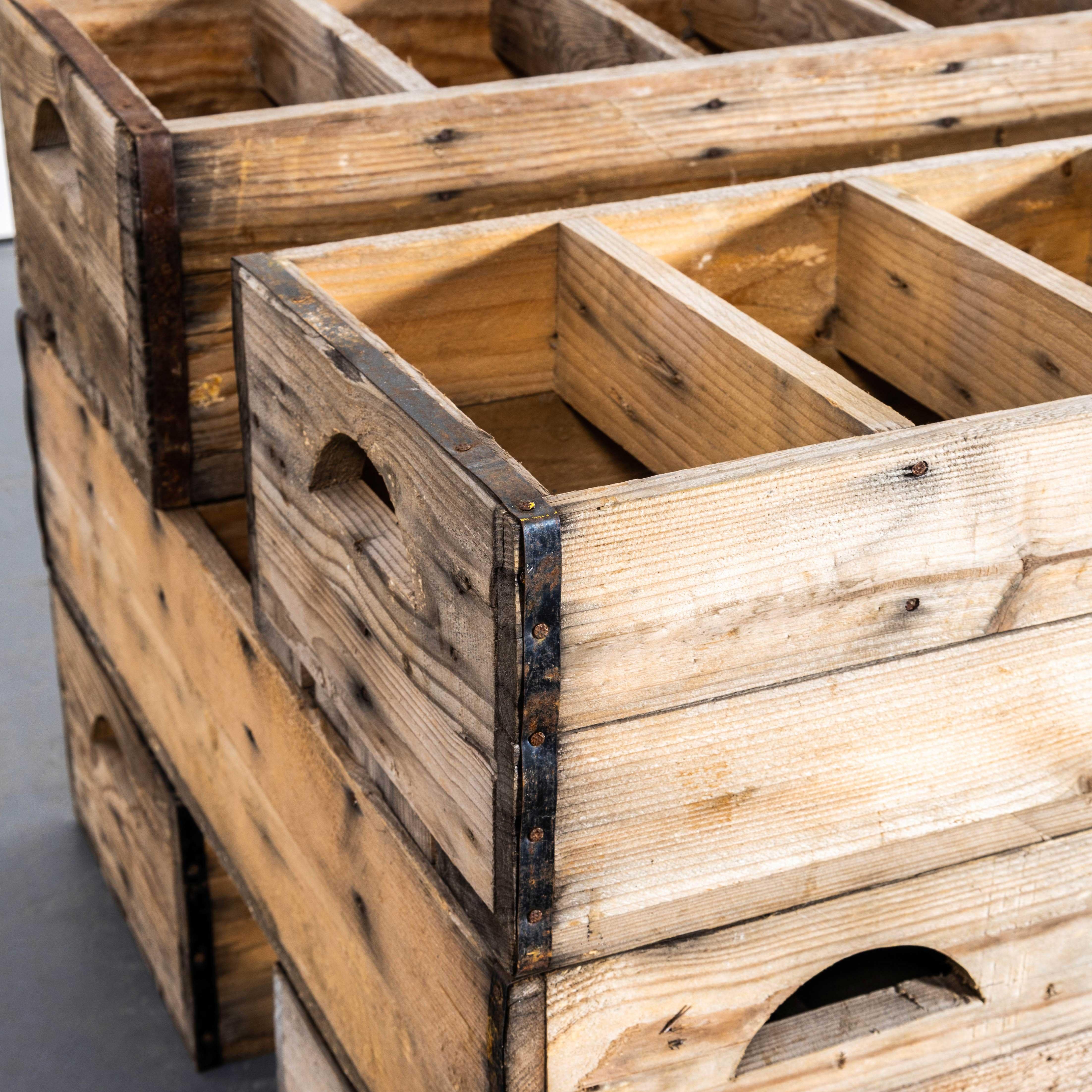 Cajas de fuentes de soda francesas de los años 60 - Grandes Francés en venta