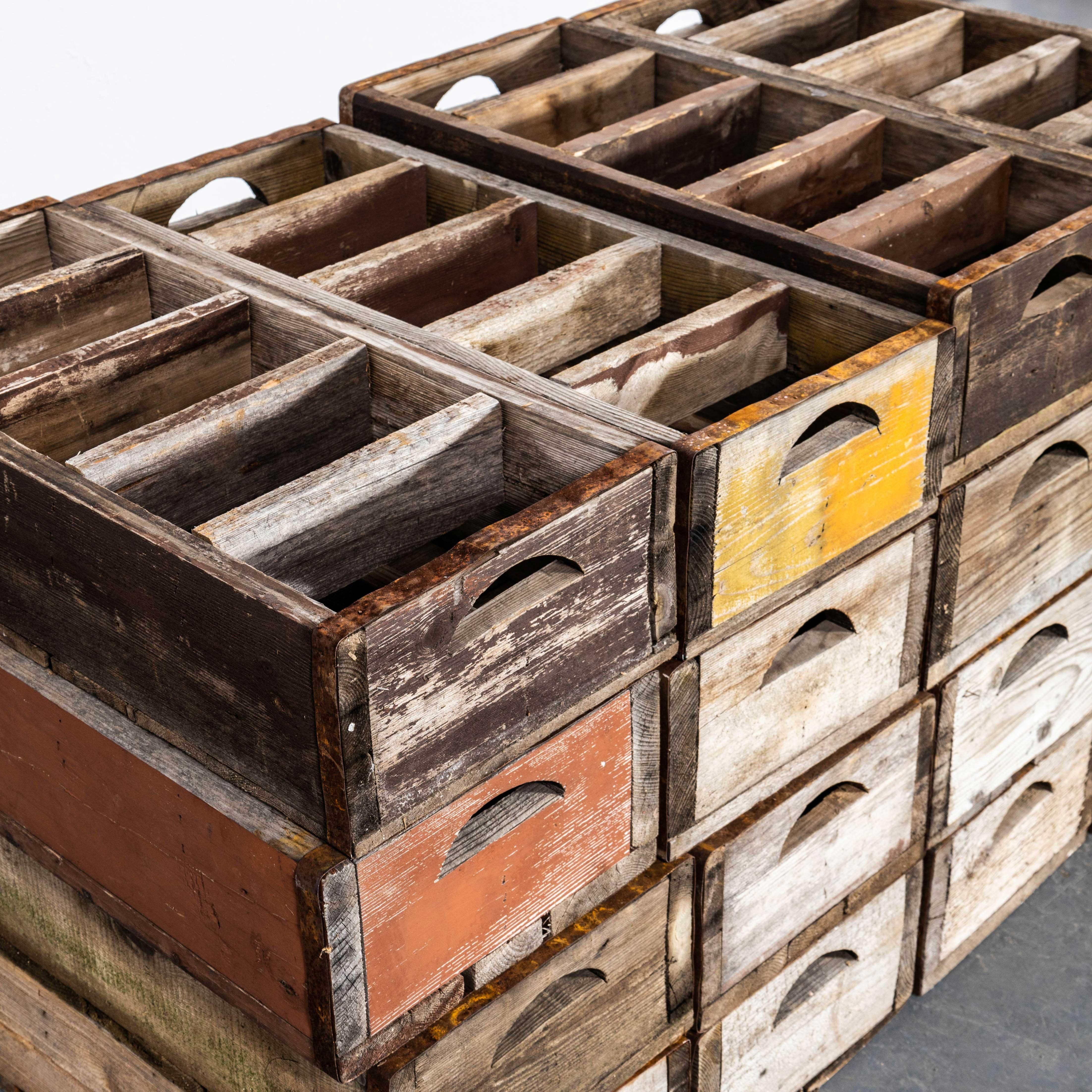 Cajas de fuentes de soda francesas de los años 60 - Mediana Francés en venta