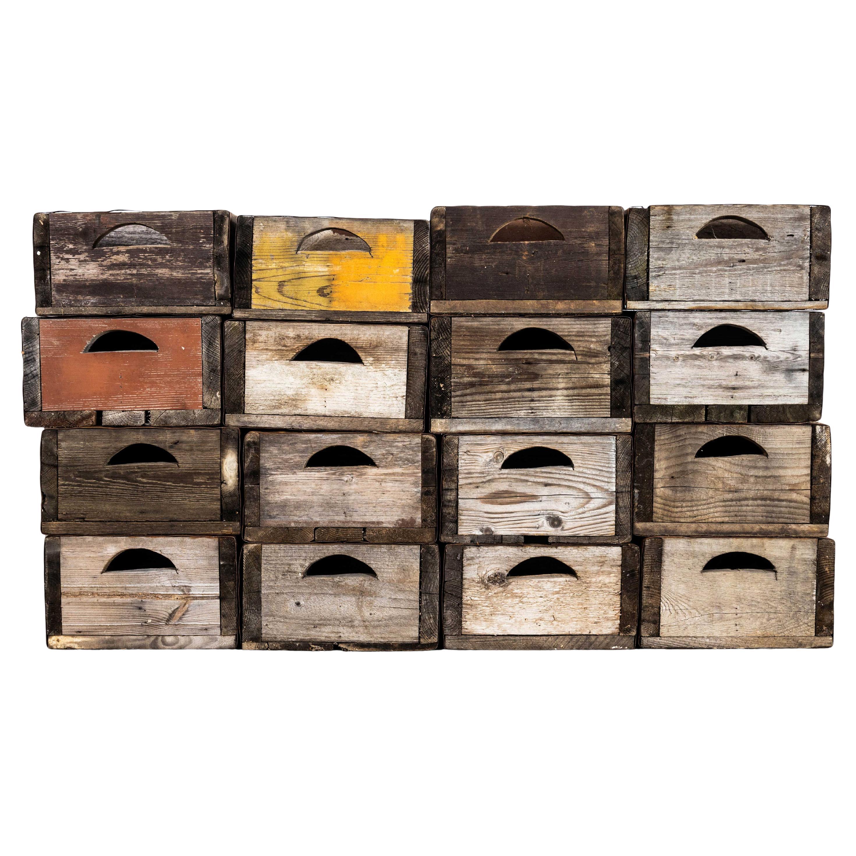 Cajas de fuentes de soda francesas de los años 60 - Mediana en venta