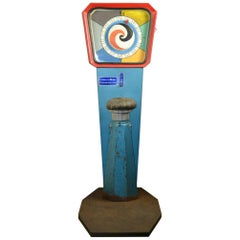 Used 1960s French Strenght Tester, Power Game Machine 