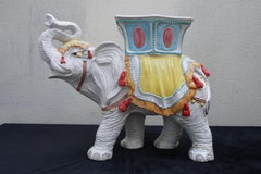 1960s French Terracotta Elephant Sculpture