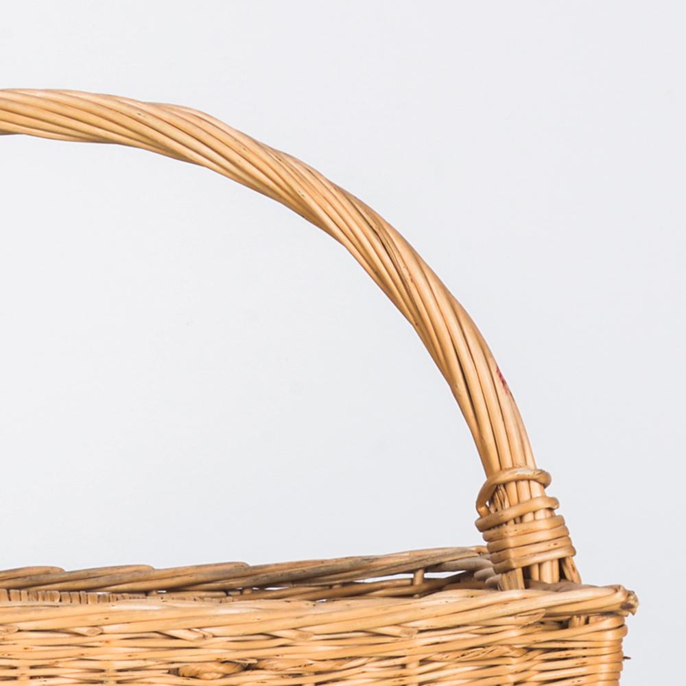 French Provincial 1960s French Wicker Basket