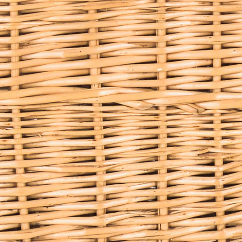1960s French Wicker Basket In Good Condition In High Point, NC