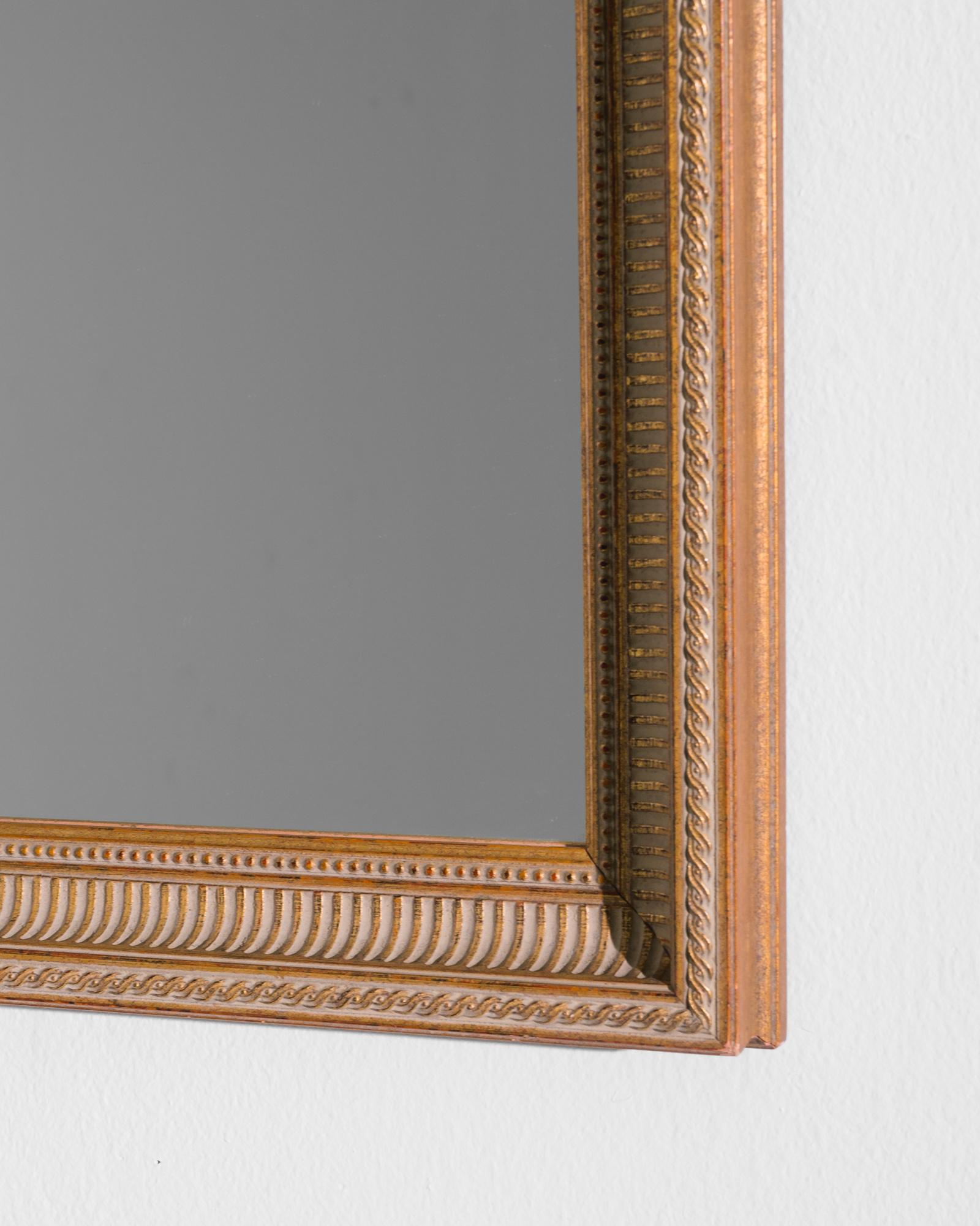 20th Century 1960s French Wooden Mirror