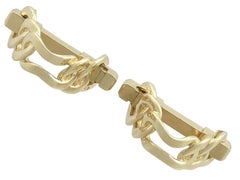 Gemelos franceses de oro amarillo de los años 60