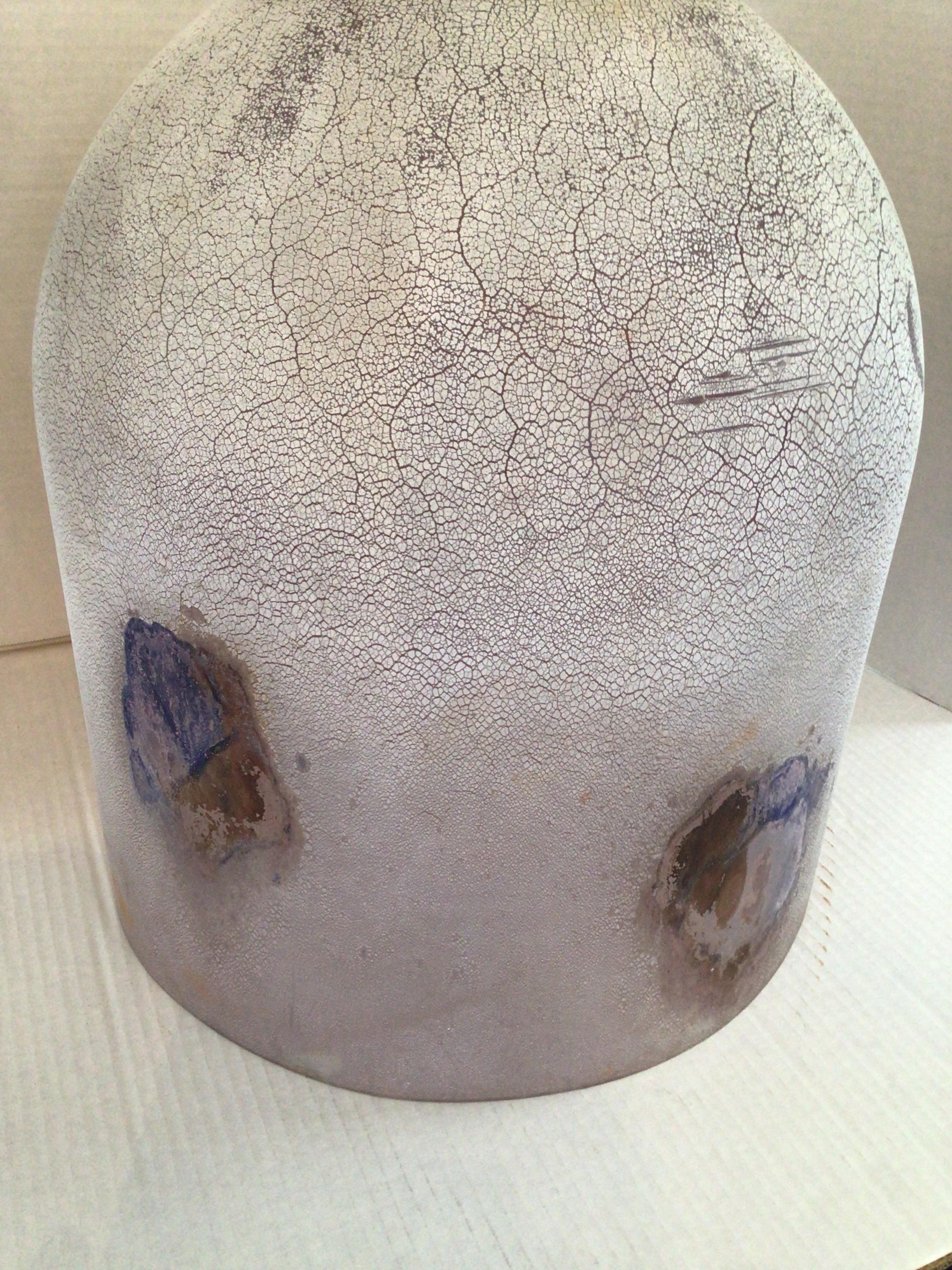 Fait main Suspension en verre de Murano dépoli des années 1960 en vente