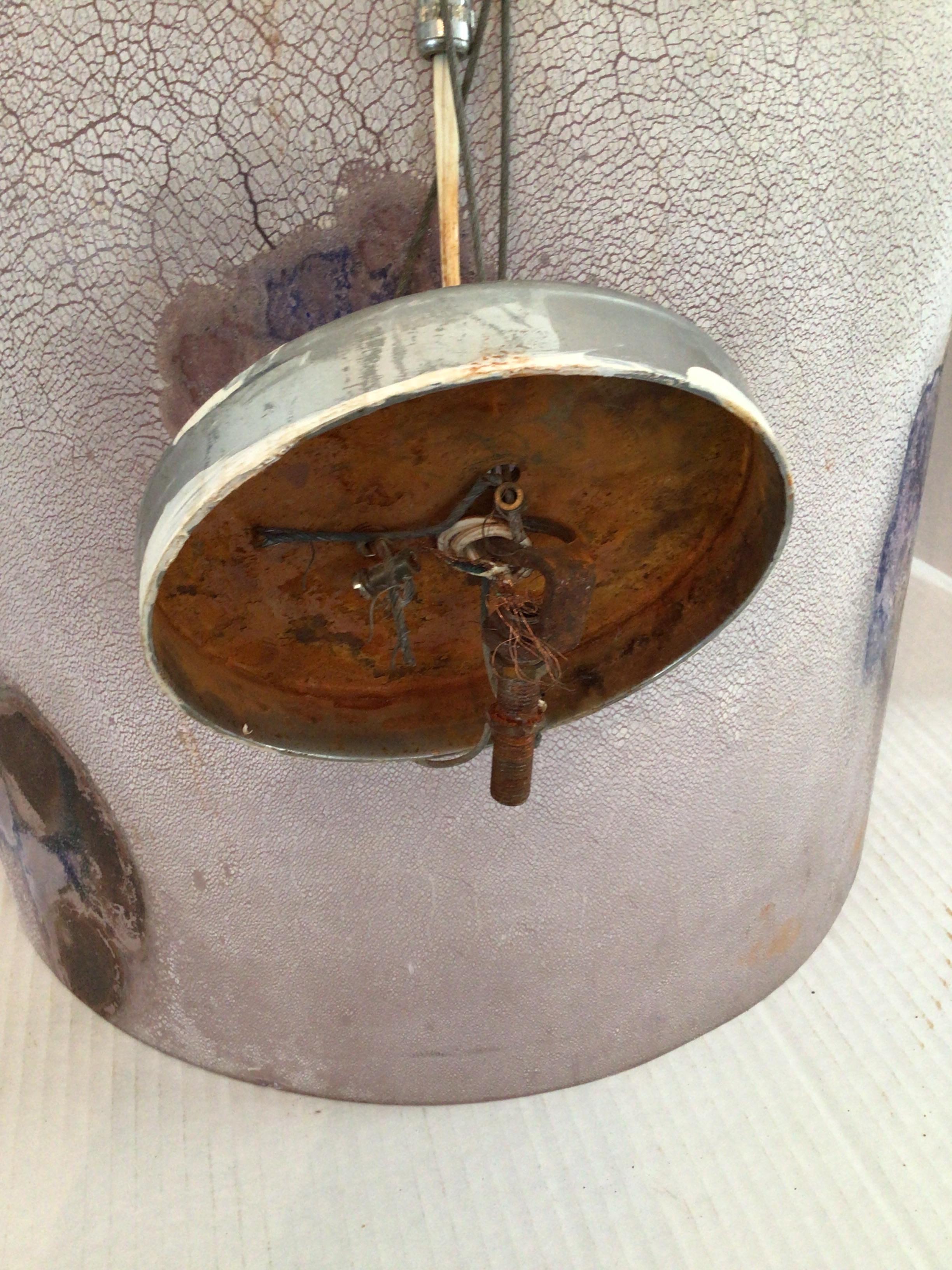 Suspension en verre de Murano dépoli des années 1960 en vente 2