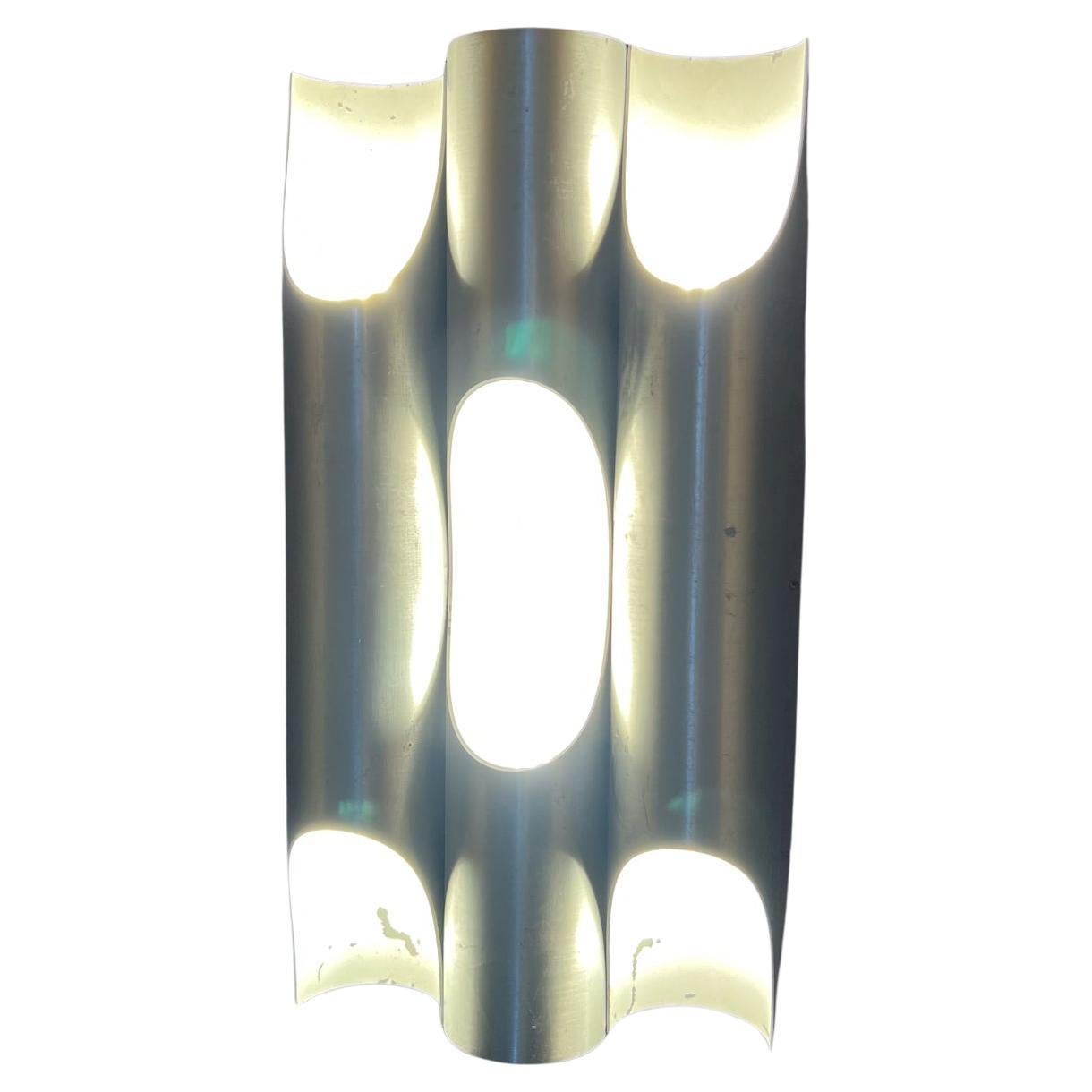 1960s Fuga Metal Tubular Wall Sconce Maija Liisa Komulainen RAAK Amsterdam