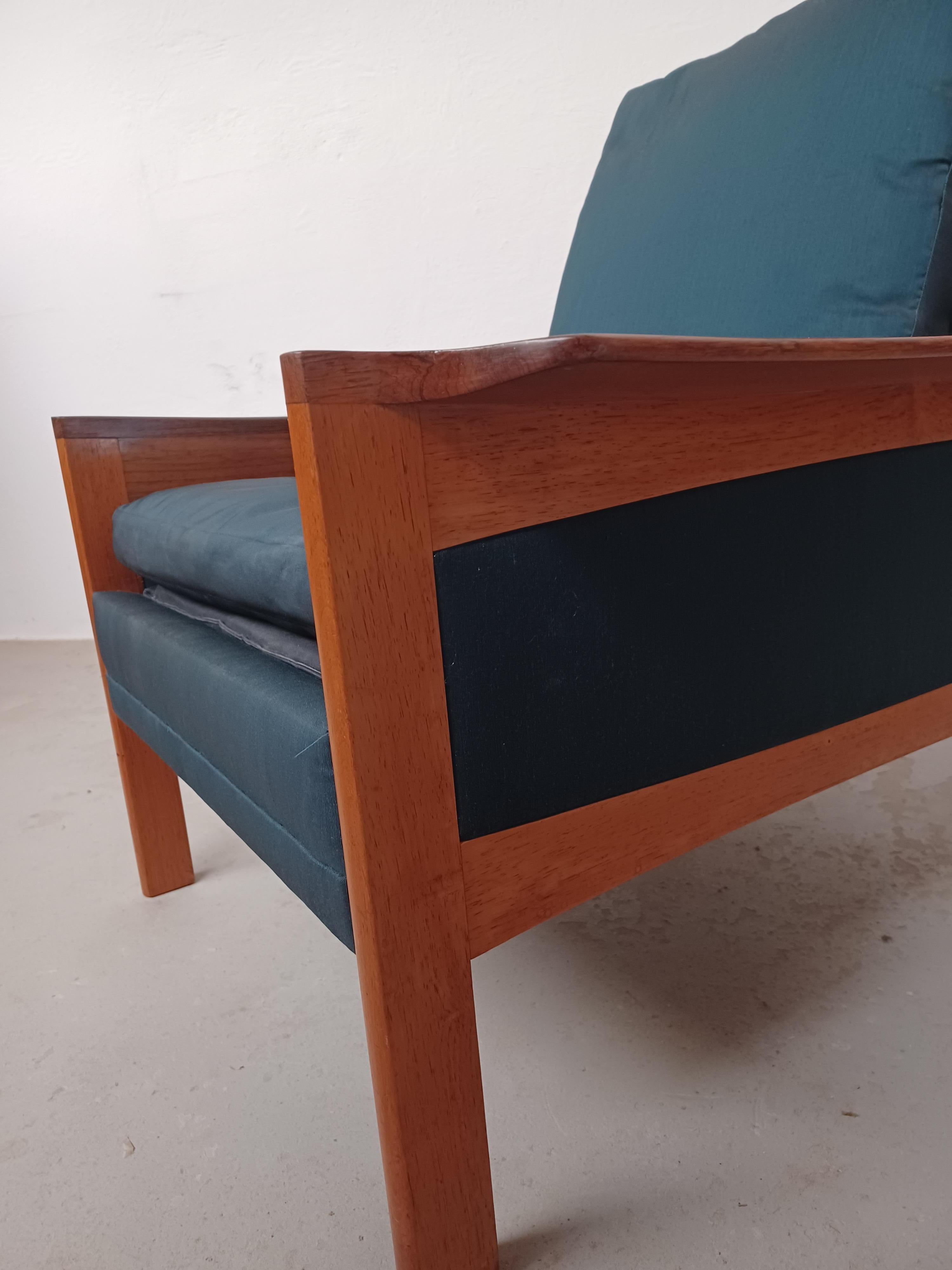Silla de salón de palisandro Arne Wahl Iversen de los años 60 totalmente restaurada en venta 4