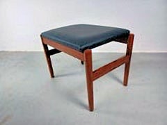 1960s, Fully Restored Customizable Danish Teak Footstool