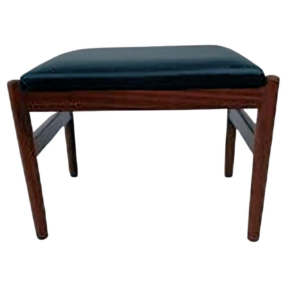 1960s, Fully Restored Customizable Danish Teak Footstool
