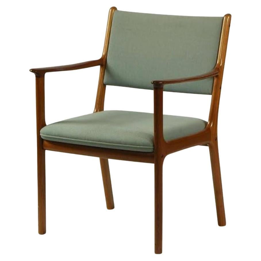 1960s Fully Restored Customizable Ole Wanscher PJ 412 Armchairs in Mahogany