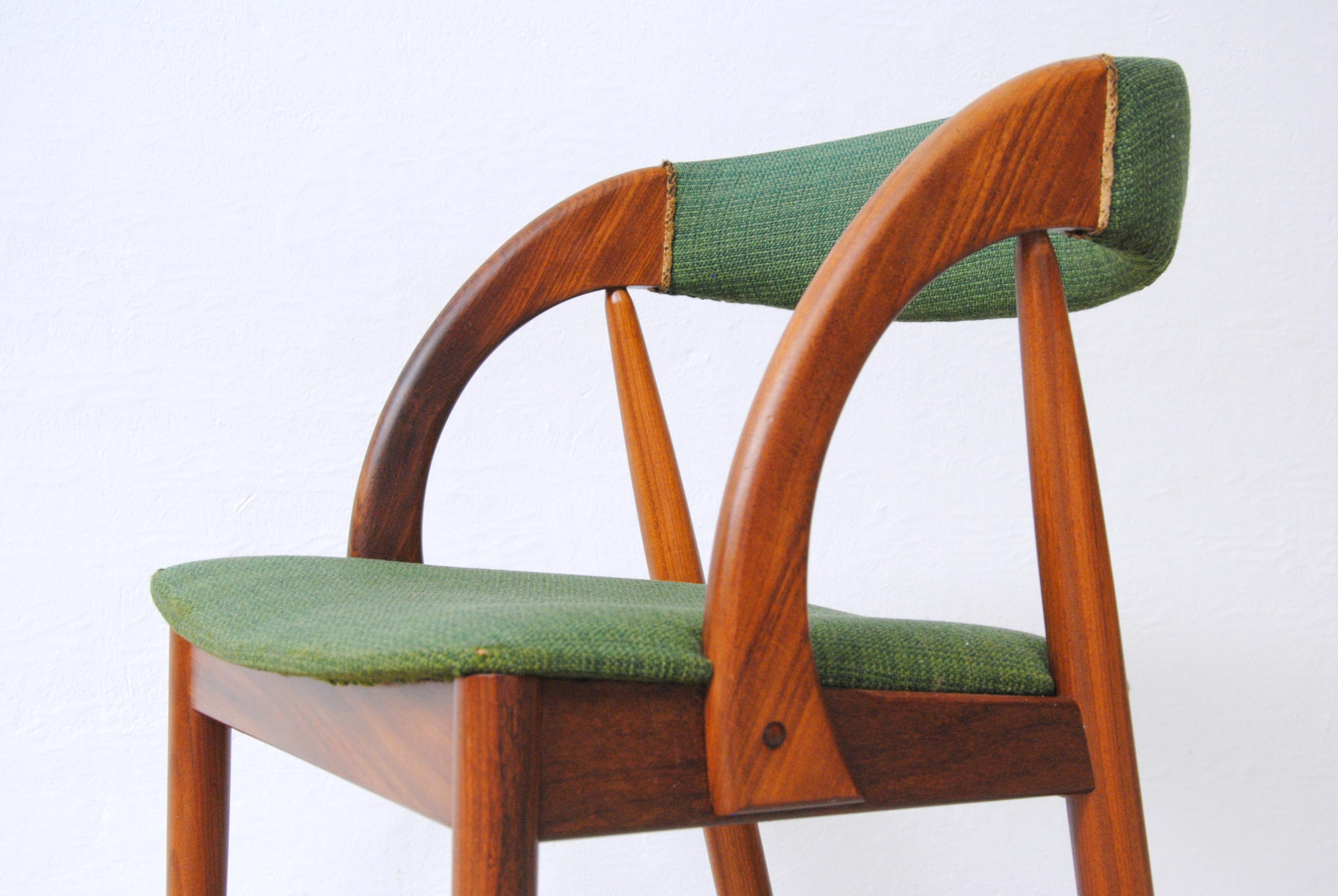 Restaurierte Refinished dänischen Johannes Andersen Stuhl Custom Reupholstery Inklusive im Angebot 3