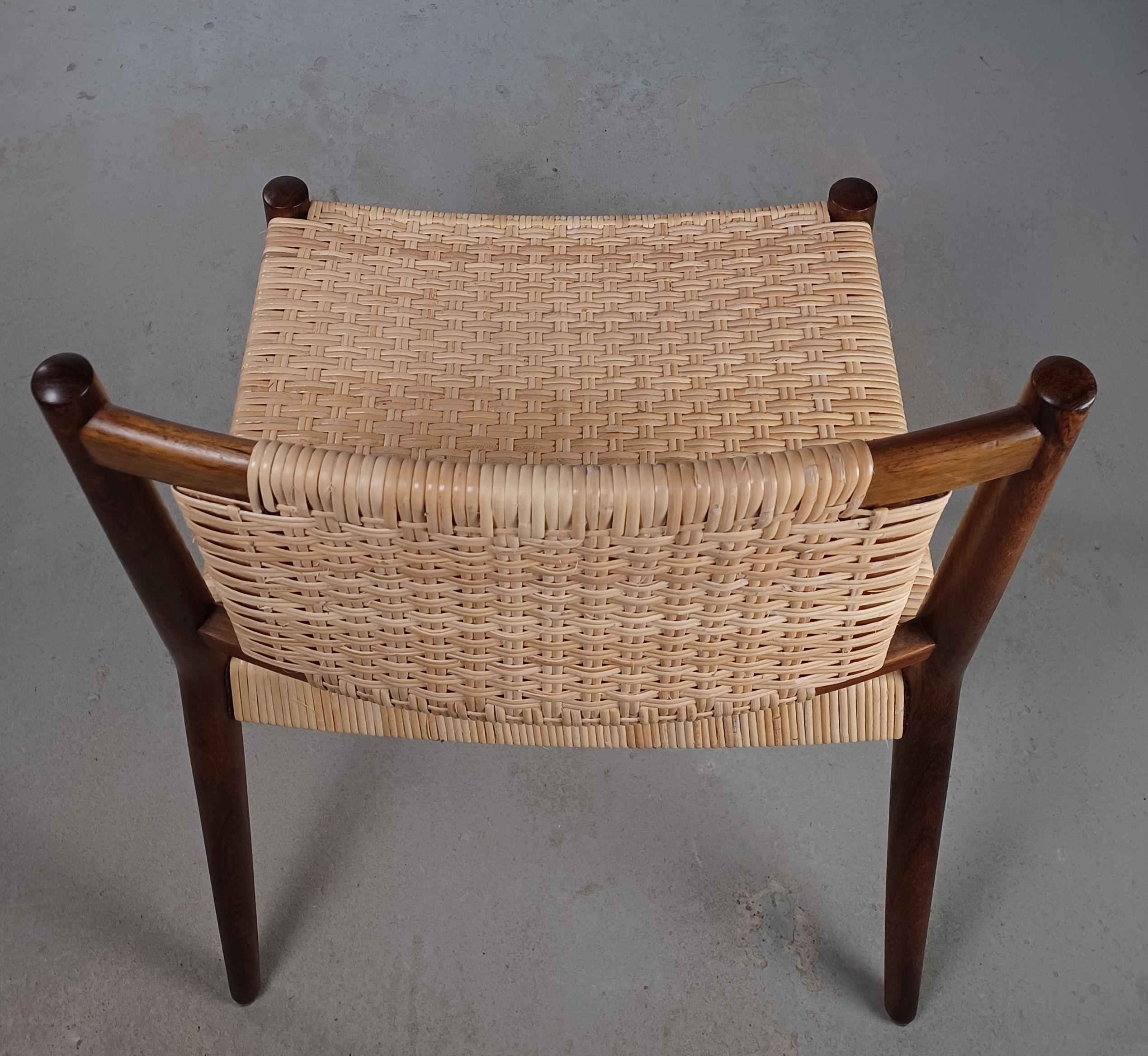 1960s Fully restored Danish Steffen Syrach-Larsen Rosewood Side Chair  For Sale 4