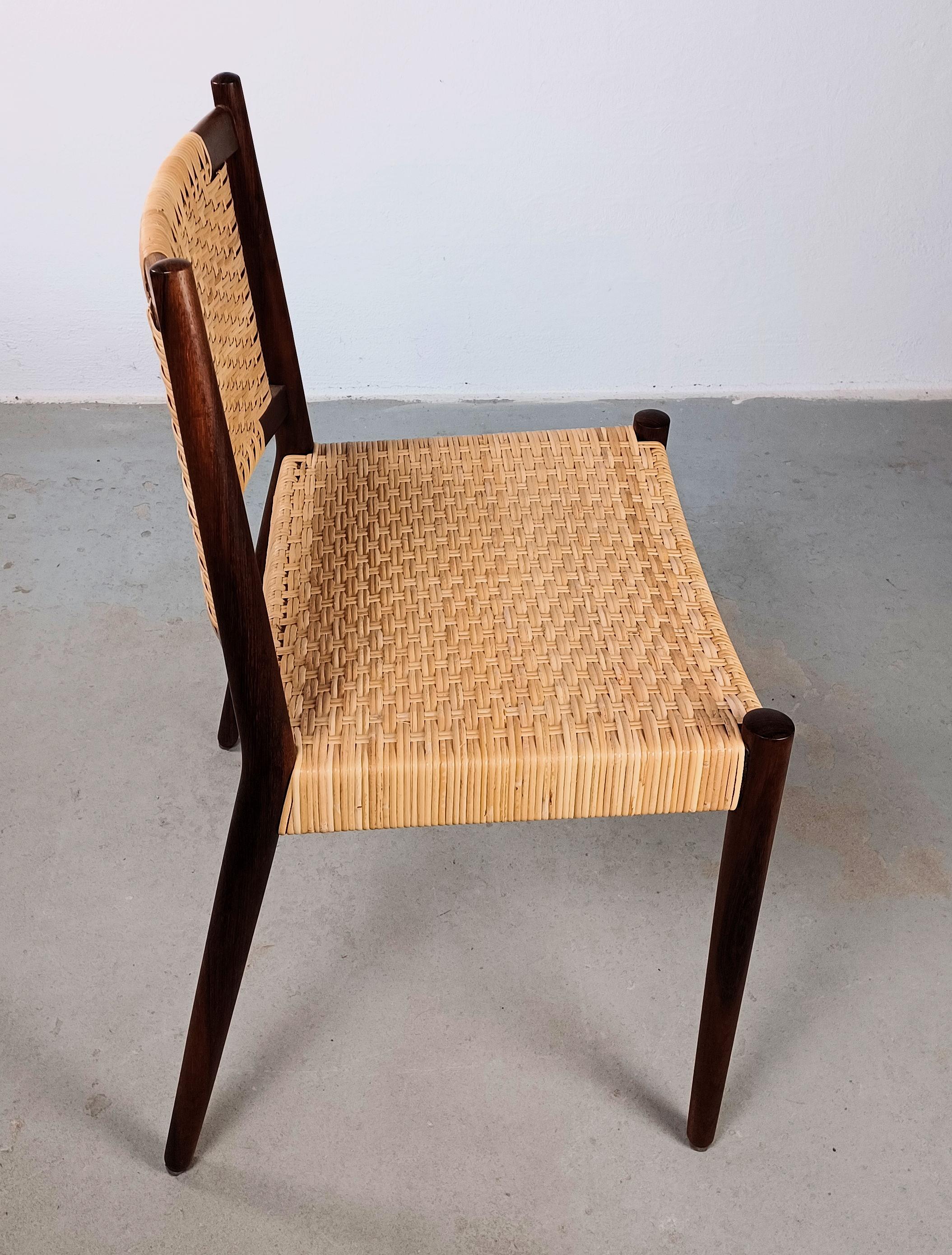 1960s Fully restored Danish Steffen Syrach-Larsen Rosewood Side Chair  For Sale 6