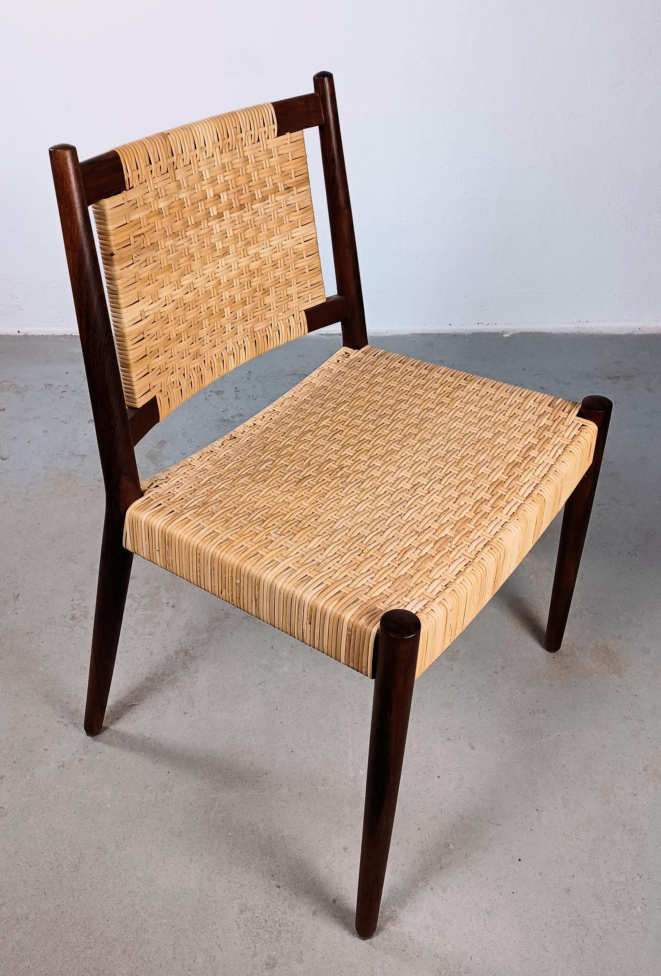 1960s Fully restored Danish Steffen Syrach-Larsen Rosewood Side Chair  For Sale 7