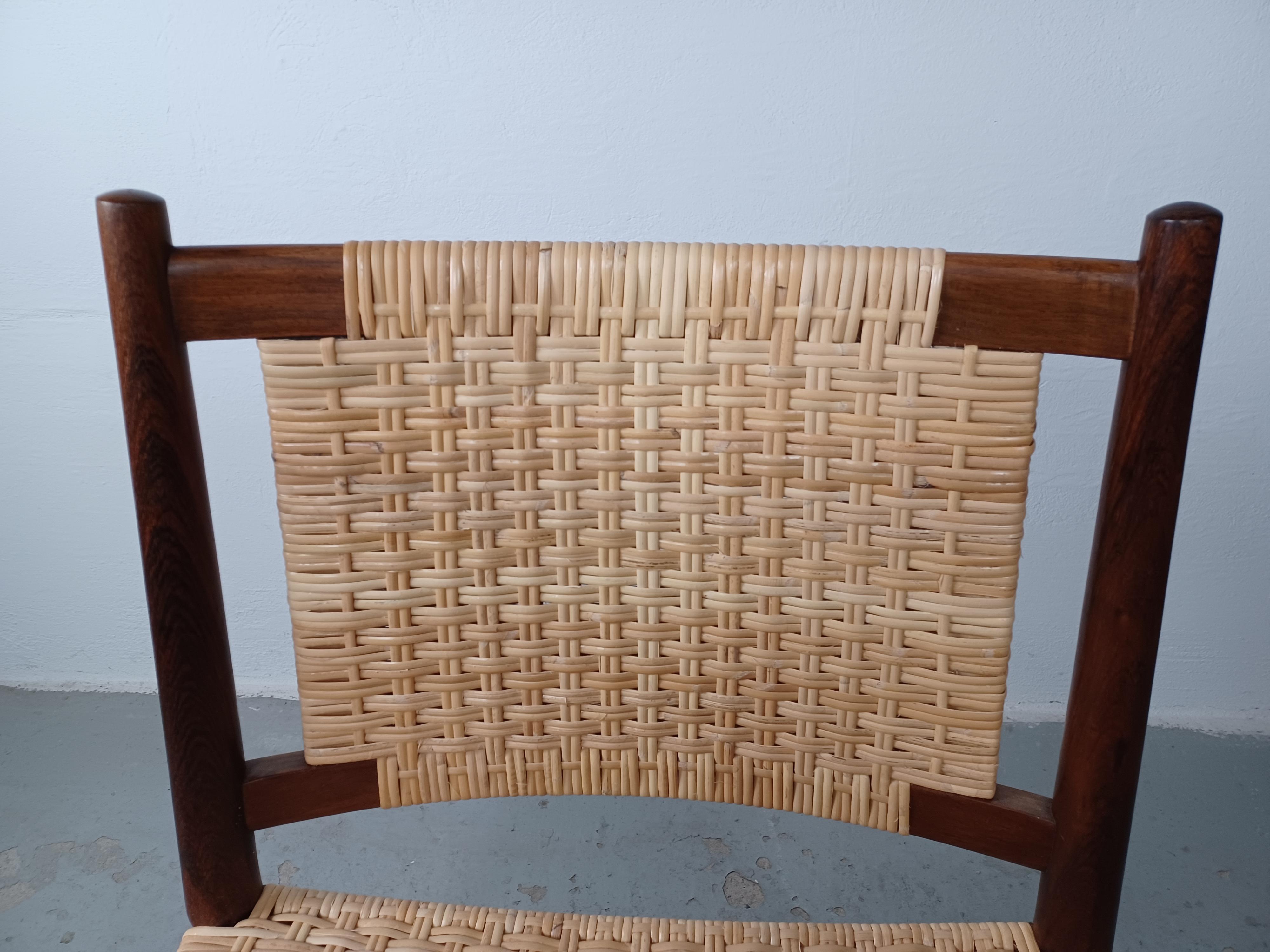 1960s Fully restored Danish Steffen Syrach-Larsen Rosewood Side Chair  For Sale 9