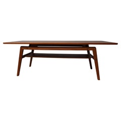 1960er Jahre Vollständig restaurierter dänischer Couchtisch aus Teakholz, Arne Hovmand-Olsen zugeschrieben