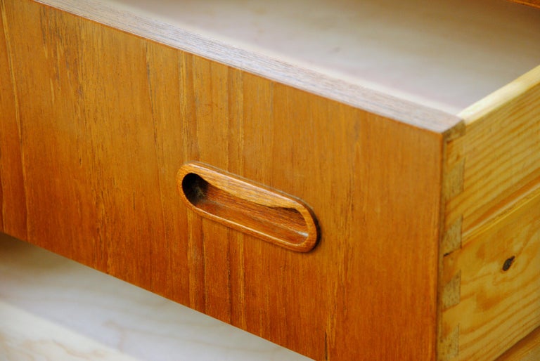 1960s Fully Restored Danish Teak Dressing, Vanity Table For Sale at 1stDibs danish vanity table