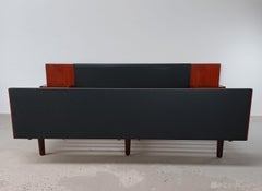 1960s Fully Restored Hans J. Wegner Queen Size Teak Bed with Nightstands
