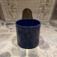 1960s Gainey Pottery Cobalt Blue Architectural Planter California
