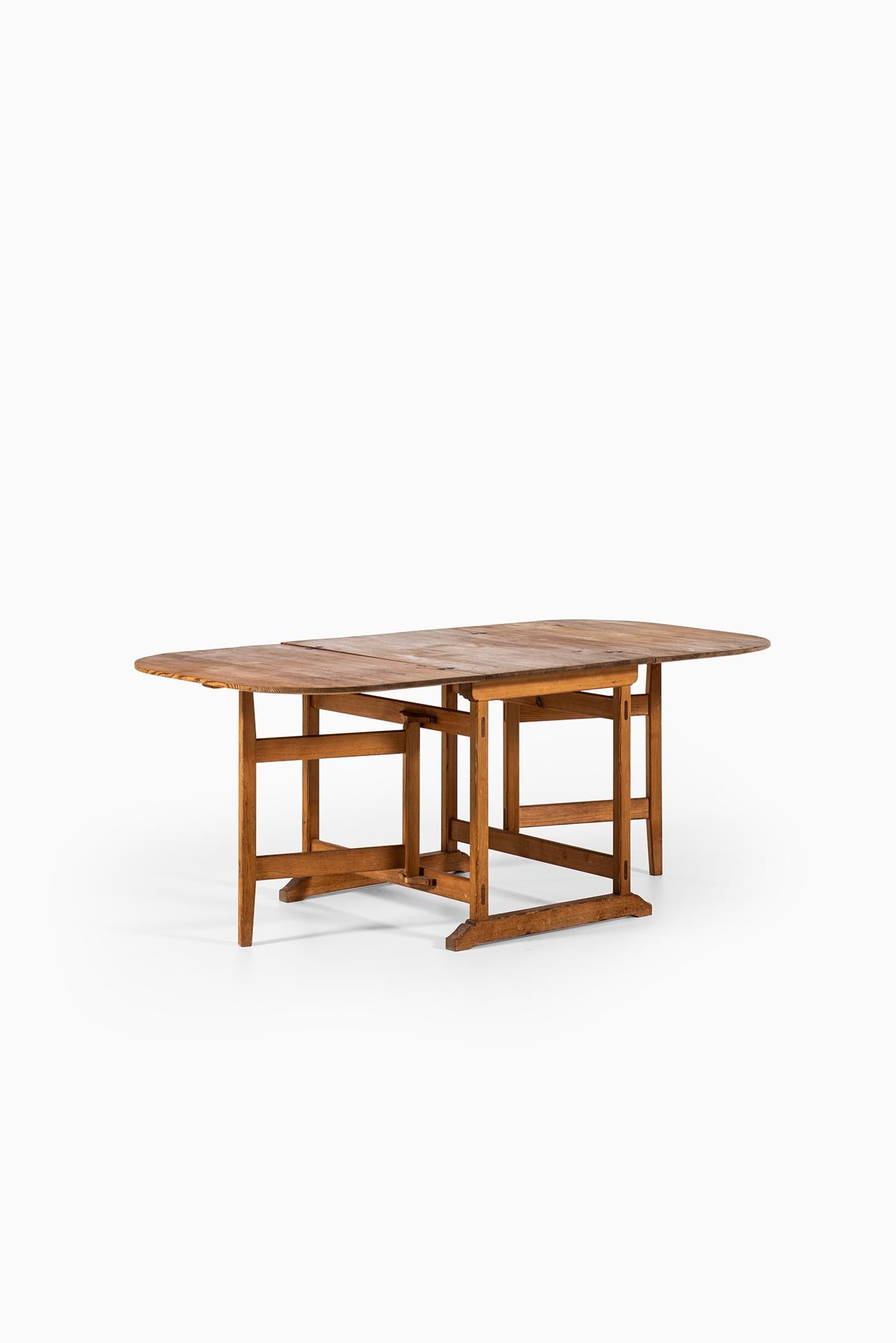 1960er Gateleg Tisch aus Kiefer:: hergestellt in Schweden 1