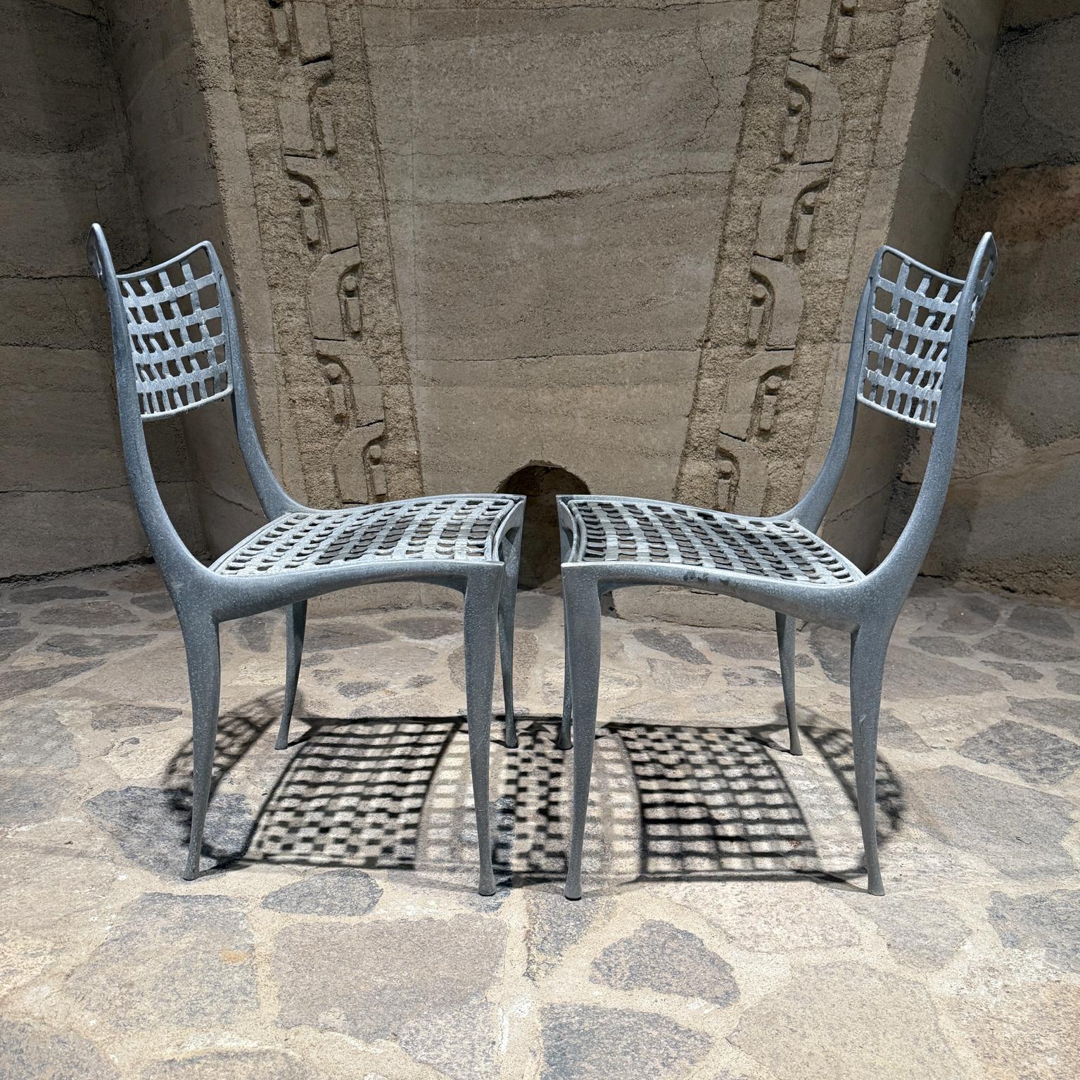 1960s Gazelle Sol y Luna Patio Chairs by Dan Johnson for Brown Jordan In Good Condition For Sale In Chula Vista, CA