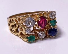 1960’s Gentleman's Gold and Gemstone Ring