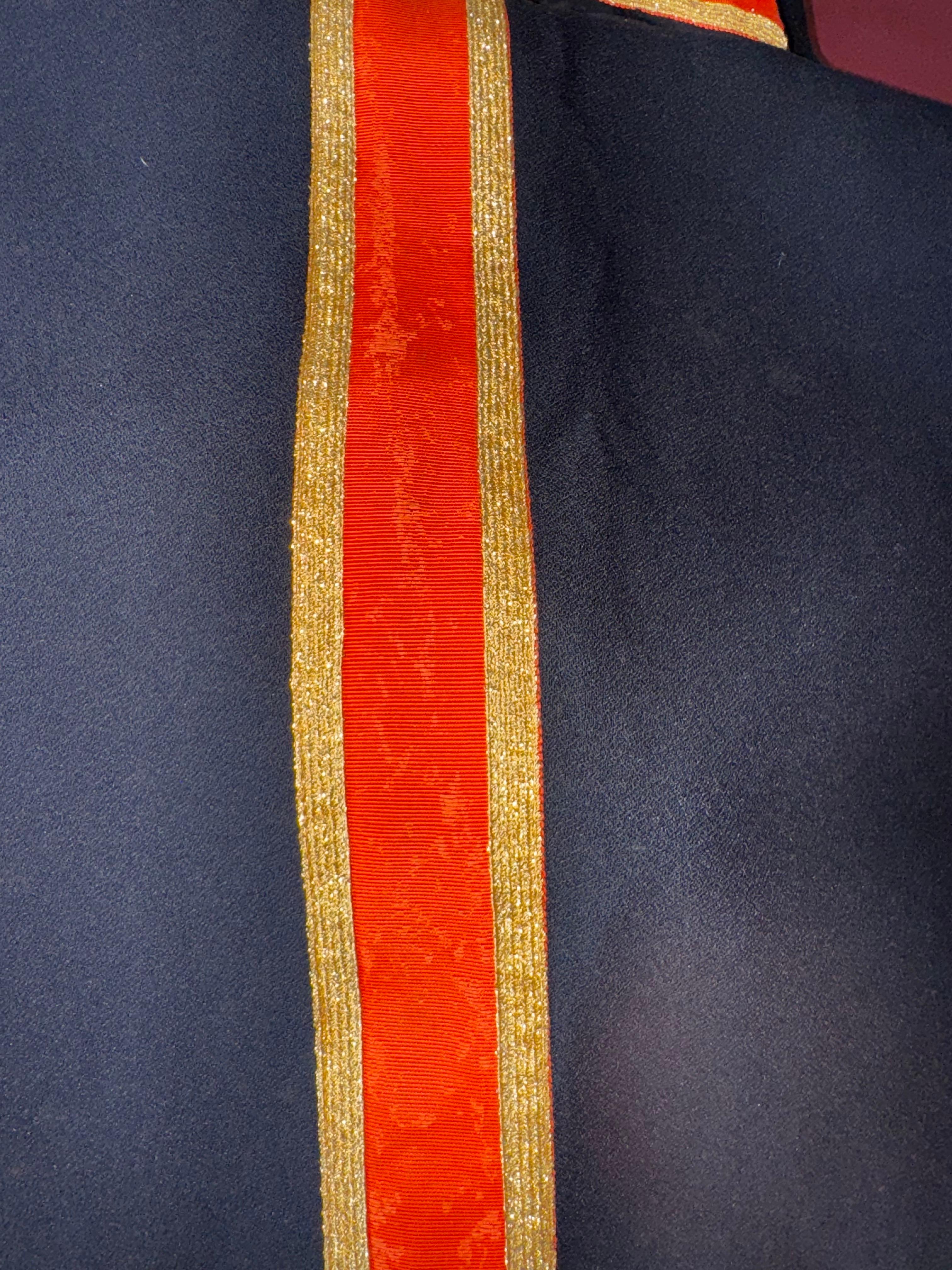 1960s Geoffrey Beene Bazaar Long Military Skirt For Sale 3