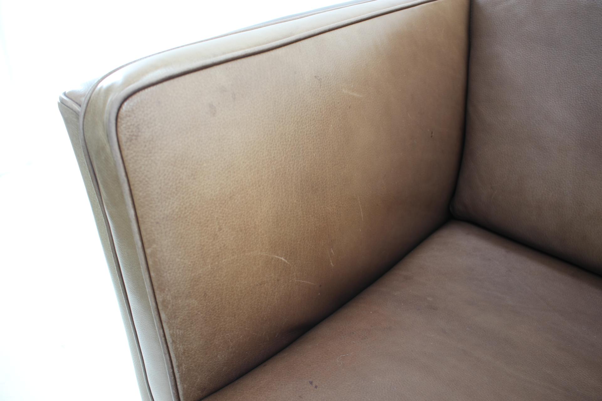 1960s Georg Thams Leather 3-Seat Sofa 1