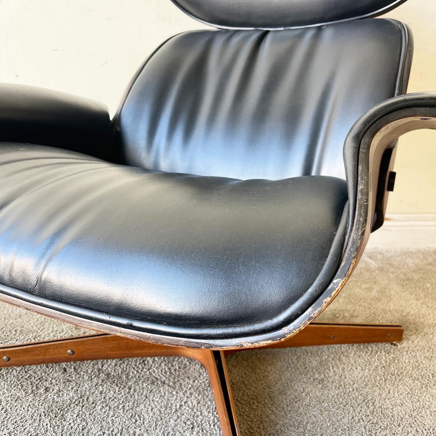 1960s George Mulhauser for Plycraft 'Mr. Chair' Lounge Chair and Ottoman 4