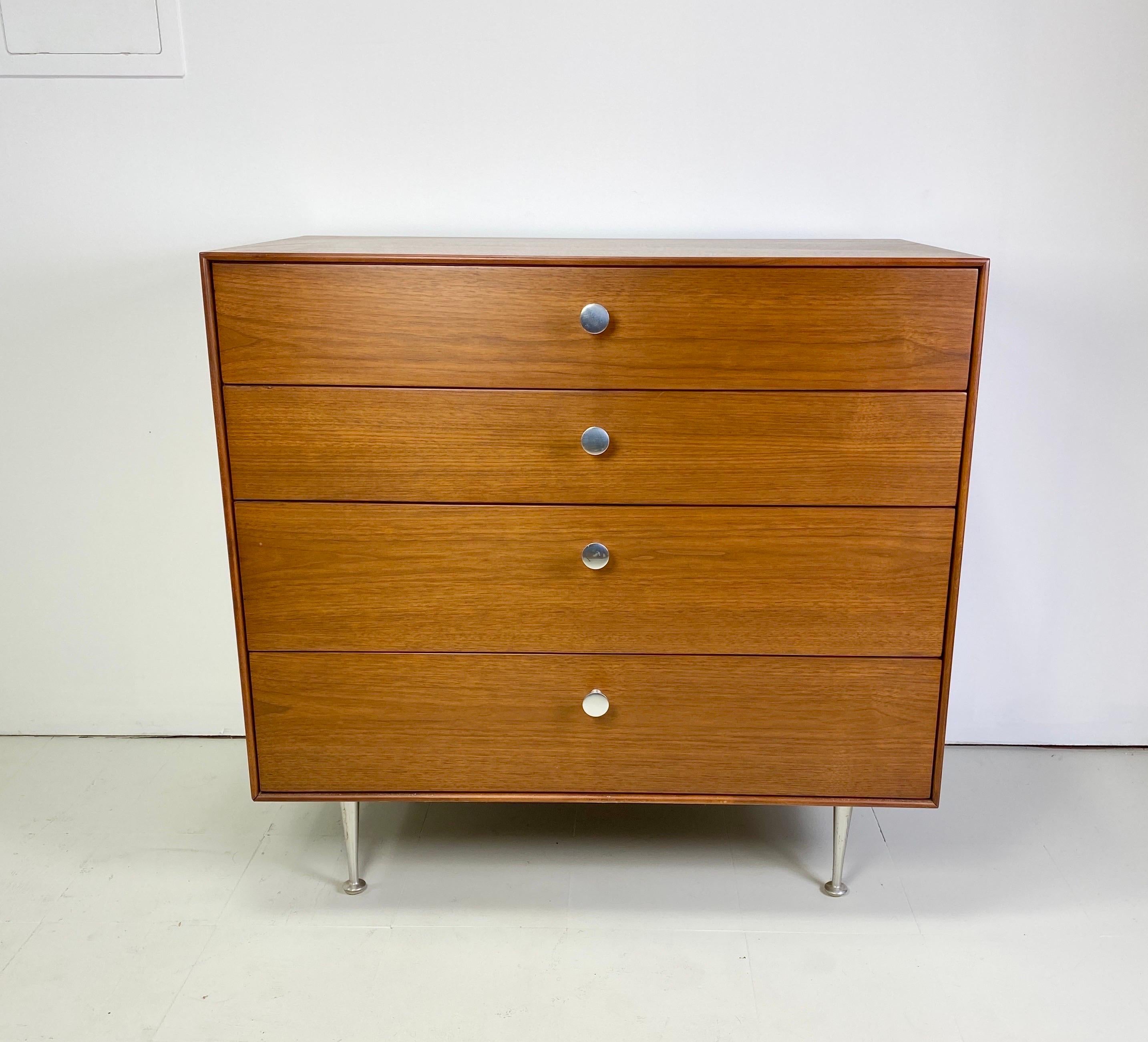 Mid-Century Modern 1960s George Nelson for Herman Miller Thin Edge Dresser