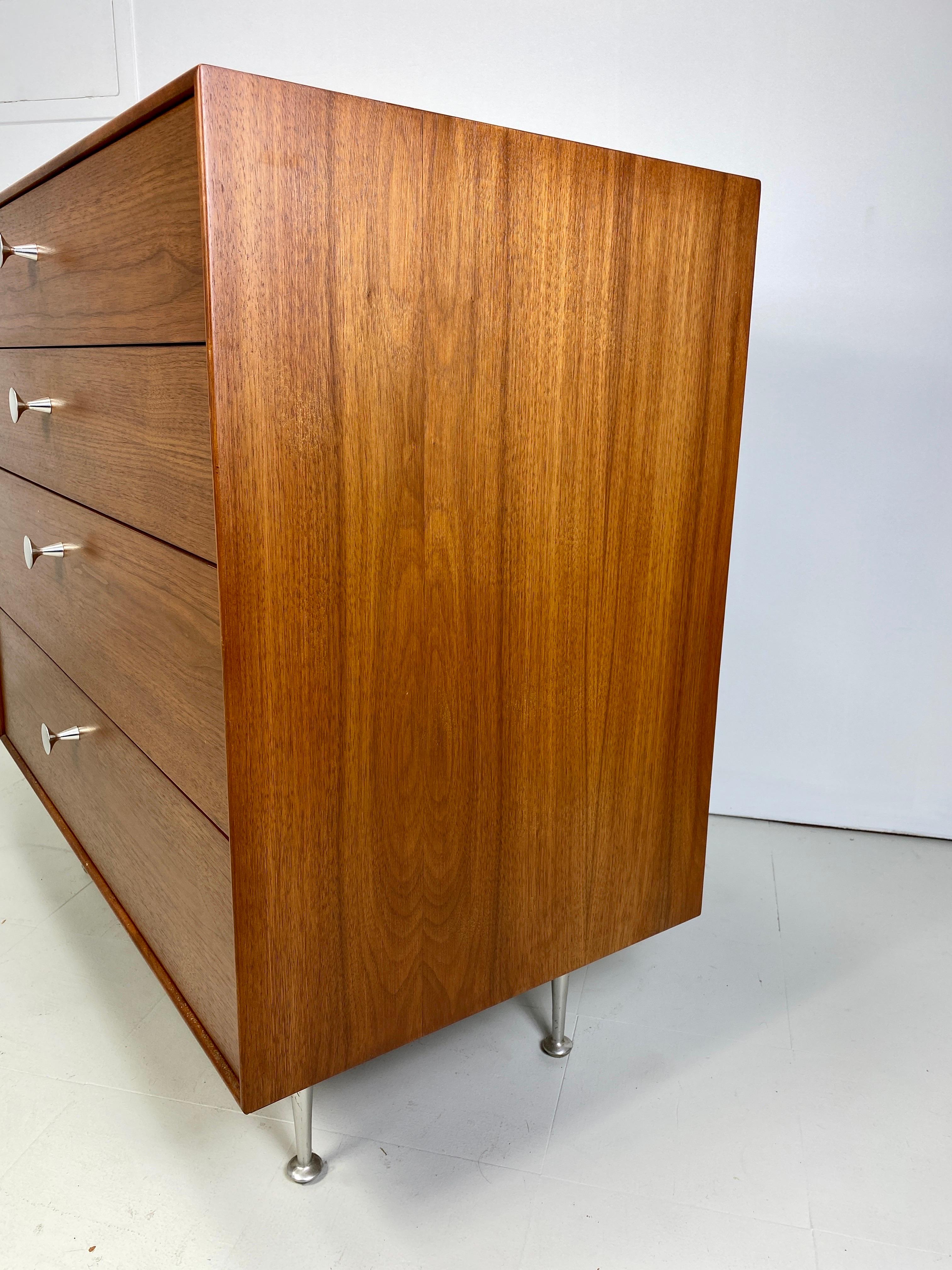 1960s George Nelson for Herman Miller Thin Edge Dresser In Good Condition In Turners Falls, MA
